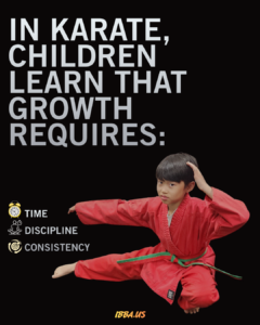 Growth comes through time, discipline, and consistency